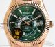 N9 Factory 904L Rolex Sky-Dweller World Timer 42mm Oyster 9001 Automatic Watch - Rose Gold Case Green Dial (2)_th.jpg